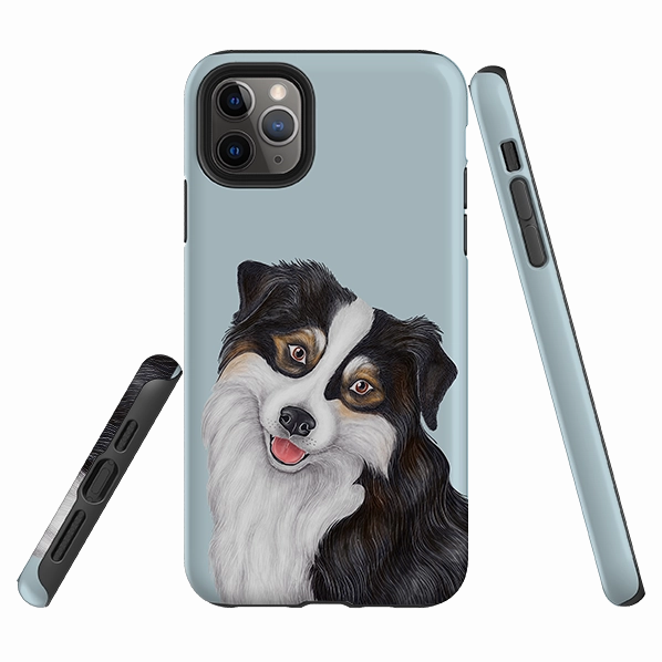 Light Protection iPhone Tough Case - Collie By Catherine Rowe