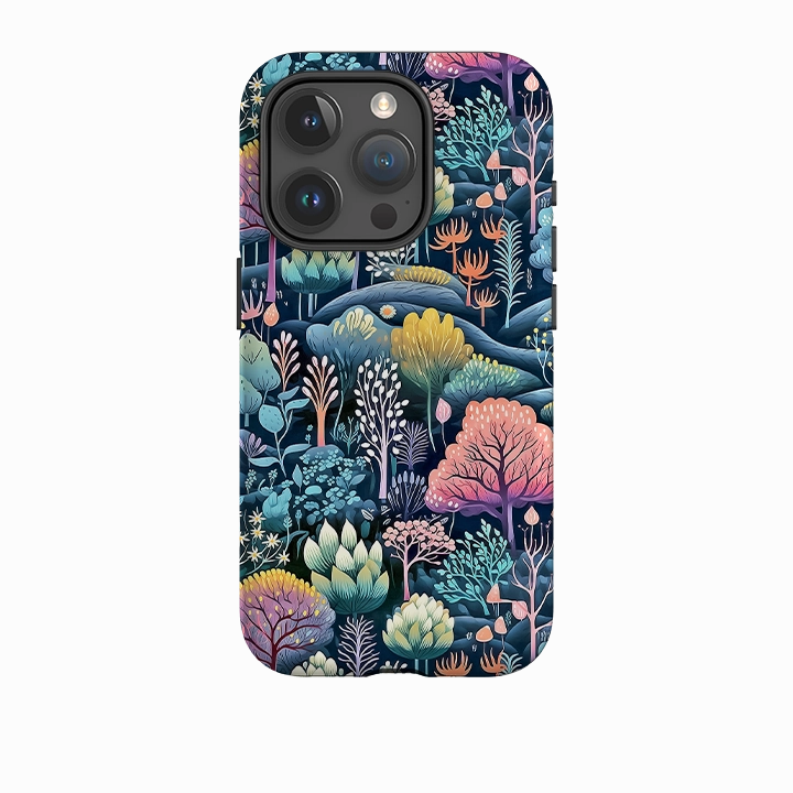 iPhone Tough Case - Grizedale Forest Travel Ready Elegant Texture Layer