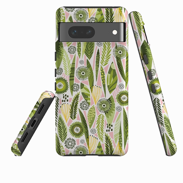 Google Tough Case -  Fancy Foliage I By Ali Brookes Comfort Build Layer Casual Wear