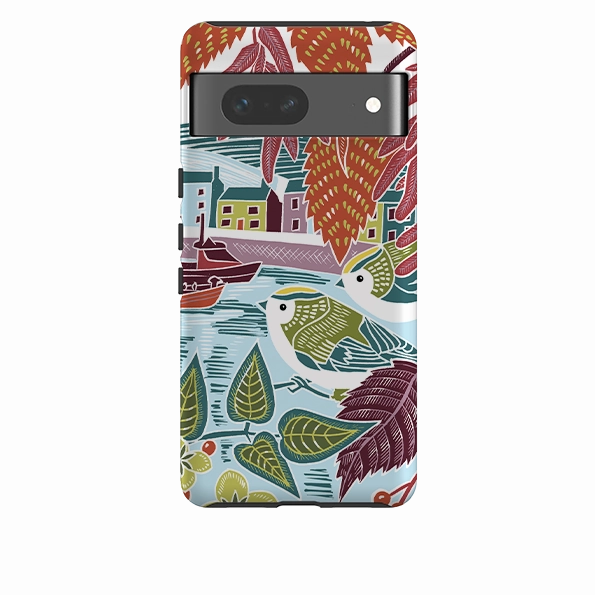 Google Tough  Case - Goldcrests Harbour By Kate Heiss Strong Frame