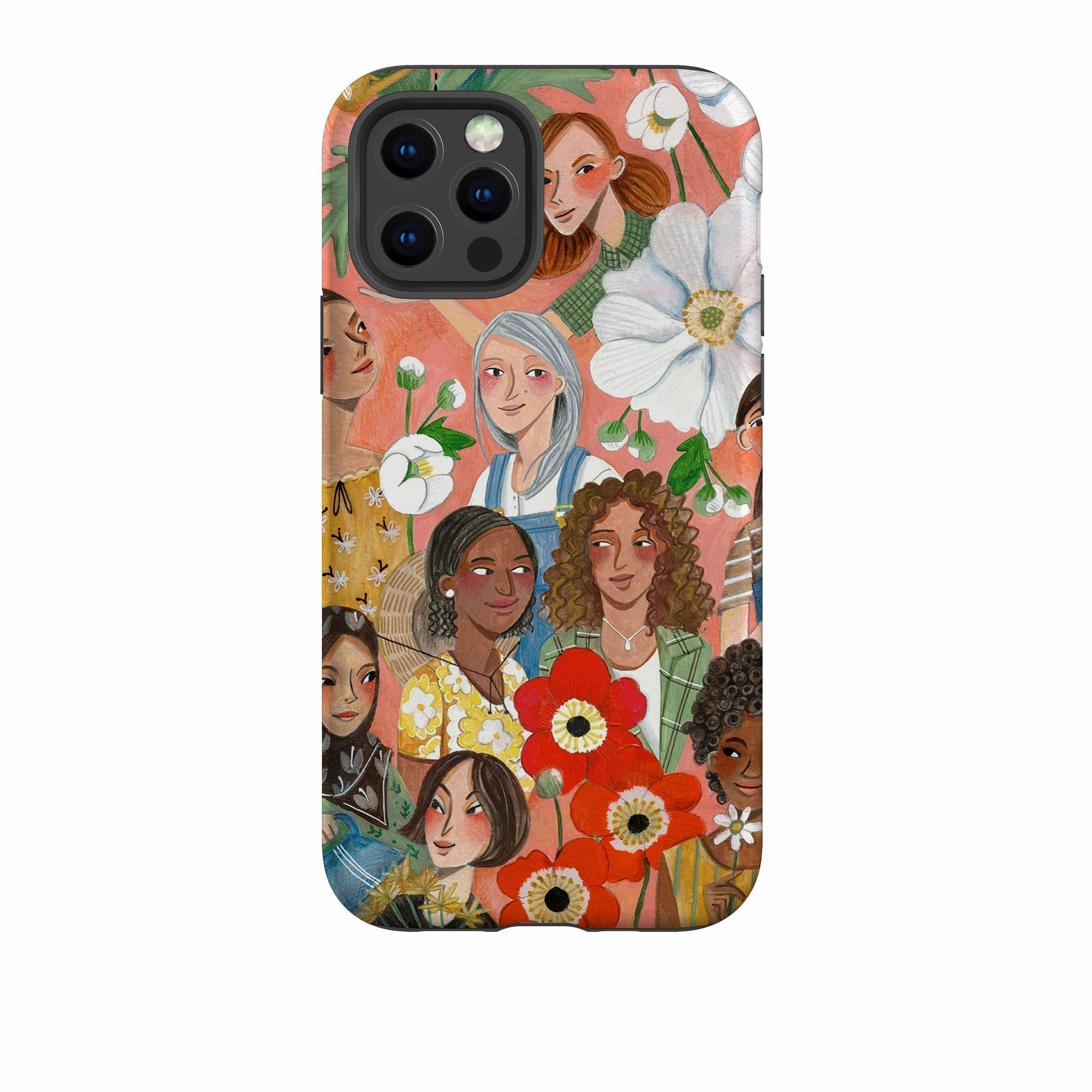 iPhone Tough Case - United By Caroline Bonne Muller Textured Detail Vivid Coloration