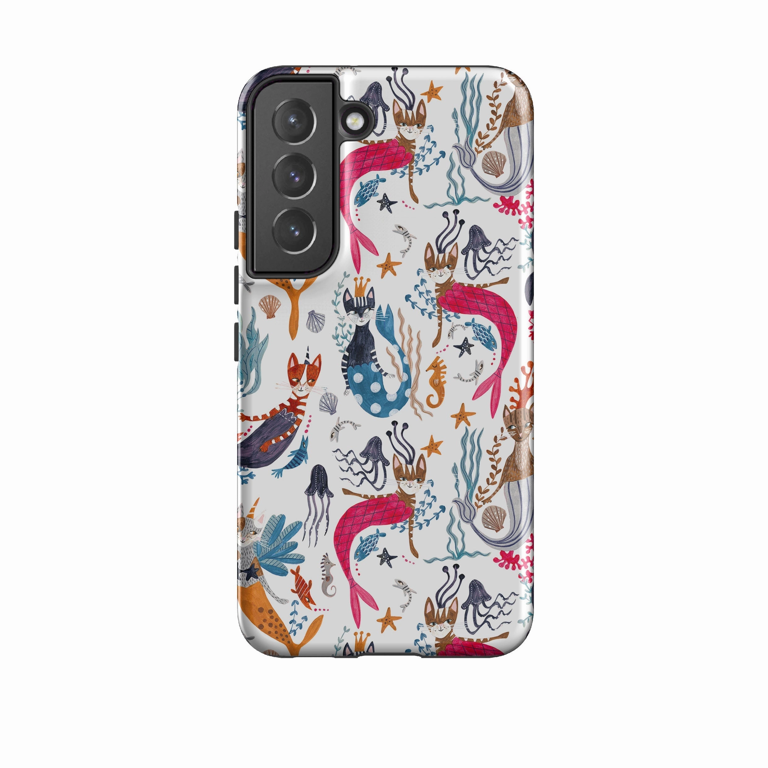 Sleek Finish Samsung Tough Case - Cat-Fish By Caroline Bonne Muller