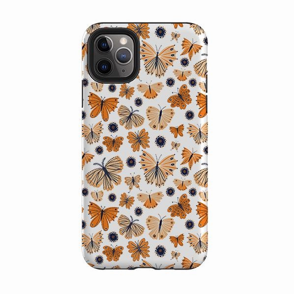 Everyday Use Vivid Detail iPhone Tough Case - Butterfly Patterns By Lee Foster Wilson