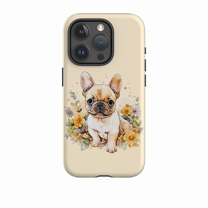 iPhone Case - Cute Dog C Compact Texture Layer Minimal Aesthetic