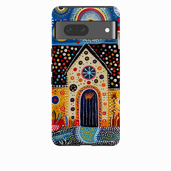 Google Tough Case - Folk Art House IX Luxury Texture
