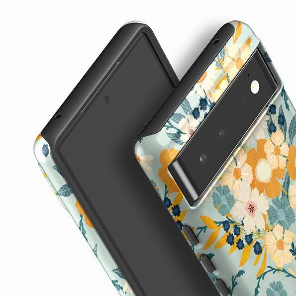 Google Tough Case -  Yellow And Blue By Katherine Quinn Protective Layering