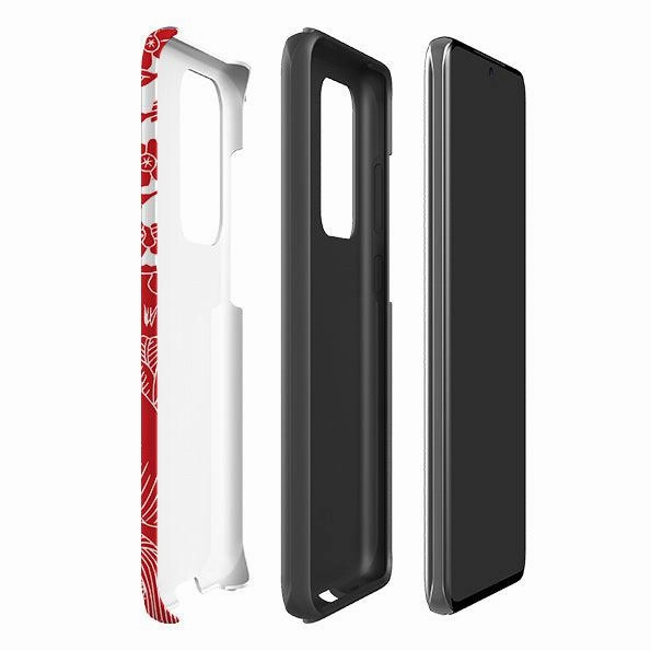 Samsung Tough Case - Tulip Silhouette By Kate Heiss Anti scratch