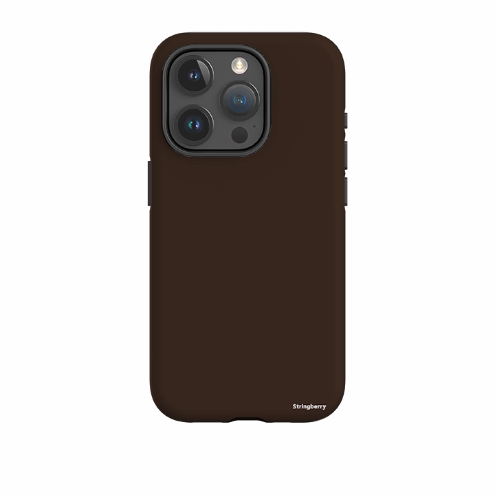 iPhone Tough Case - Durban Brown Soft Grip Layer Flexible Touch