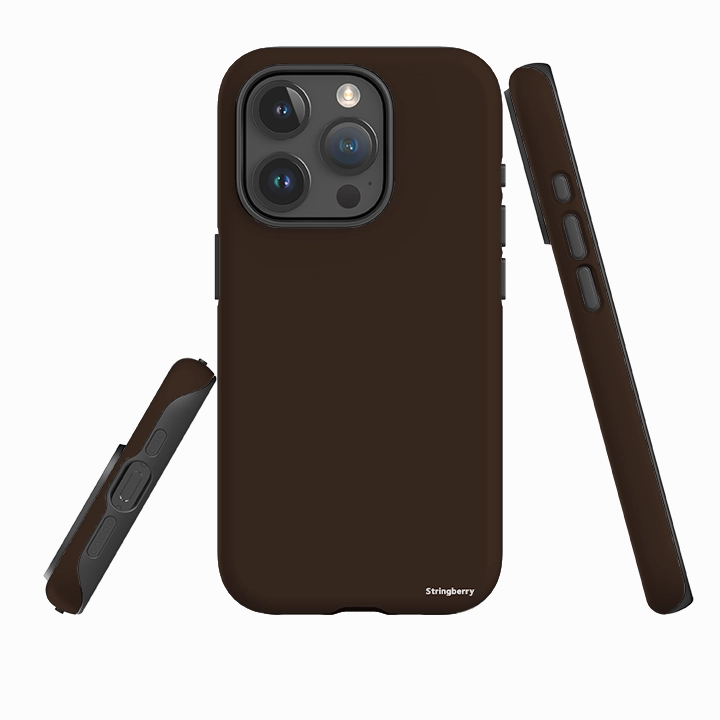 iPhone Tough Case - Durban Brown Shock Cushion Refined Form