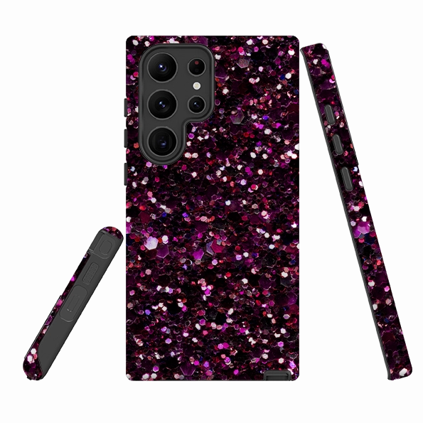 Samsung Tough Case - Rubies By Kitty Joseph (case does not glitter) Stylish Look