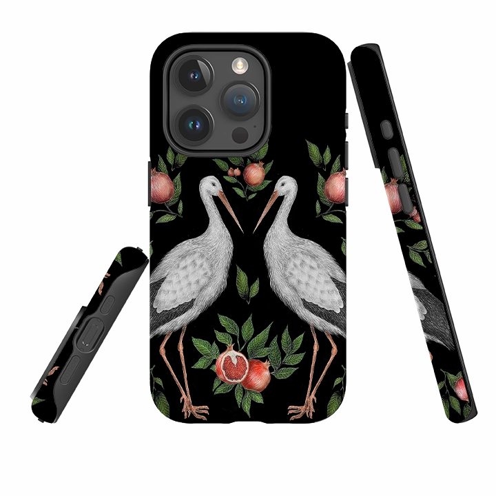 iPhone Tough Case - Storks By Catherine Rowe Handcrafted Design