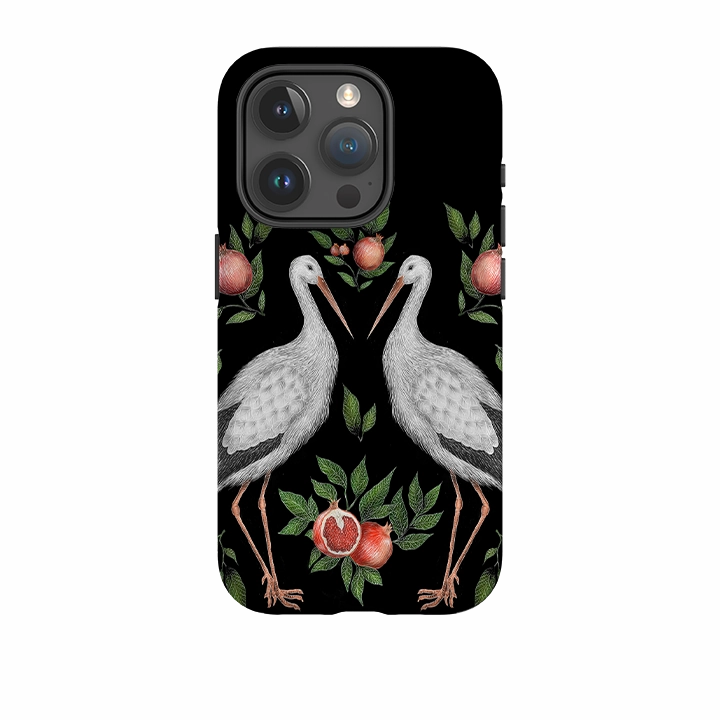 Refined Edge Professional Style iPhone Tough Case - Storks By Catherine Rowe