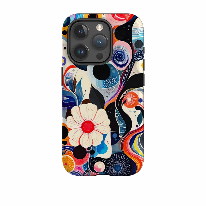 Strong Corners iPhone Tough Case - Floral Marble