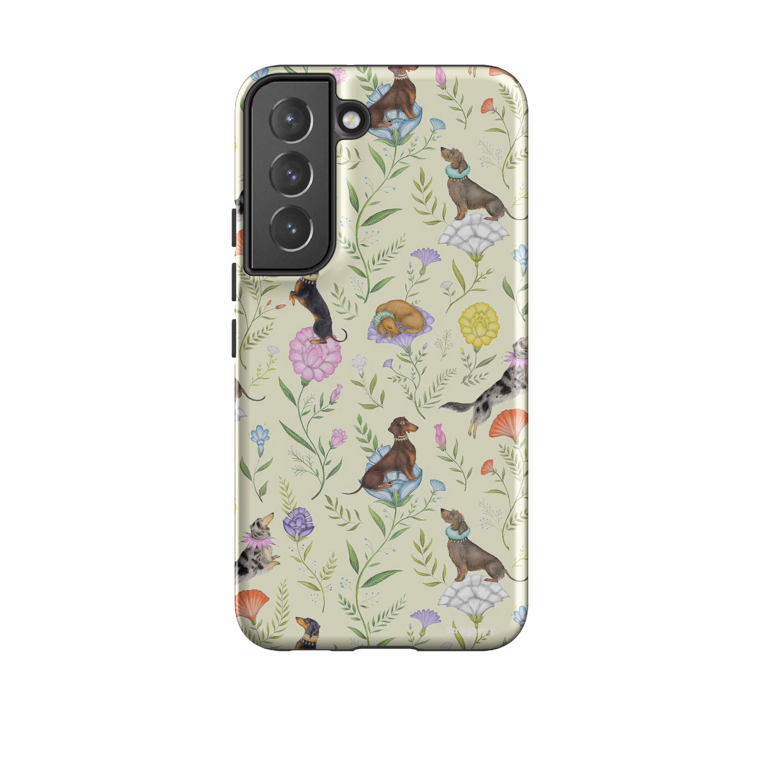 Samsung Tough Case - Doxy Day Afternoon Buttercream By Catherine Rowe Elegant Shield Minimal Feature