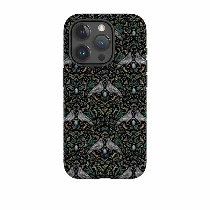 iPhone Tough Case - Dove Pattern By Catherine Rowe Strong Frame