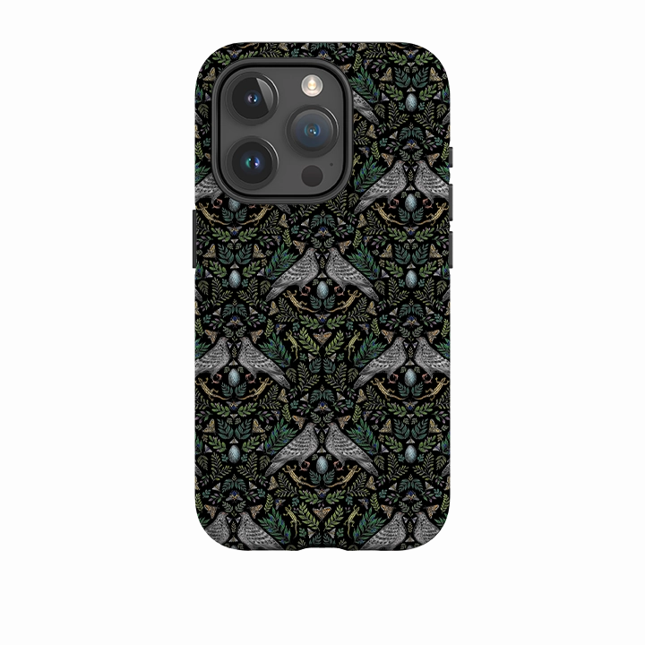 iPhone Tough Case - Dove Pattern By Catherine Rowe Protective Structure Fashionable Texture