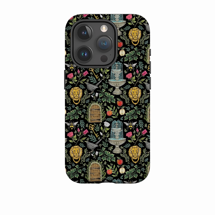 Portable Protection Modern Grip Design iPhone Tough Case - Secret Garden By Catherine Rowe