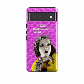 Subtle design Google Tough Case -  Busy Making Magical Sh-t By Clare Jordan