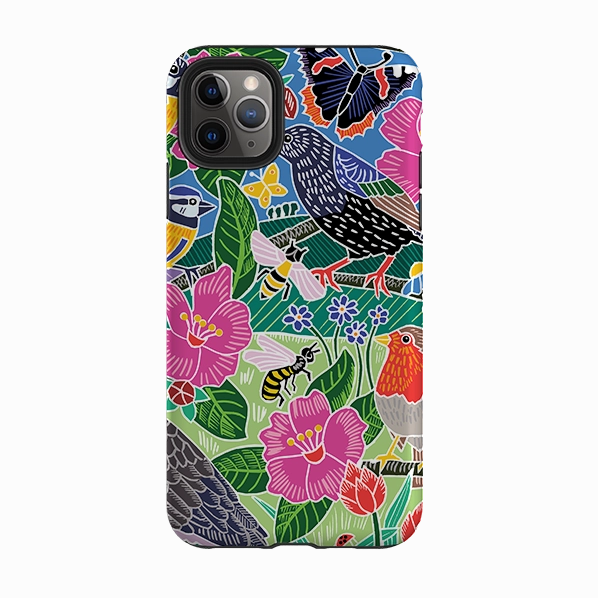 iPhone Tough Case - Garden Bird Jigsaw A By Kate Heiss Travel Essential Smooth Form Texture