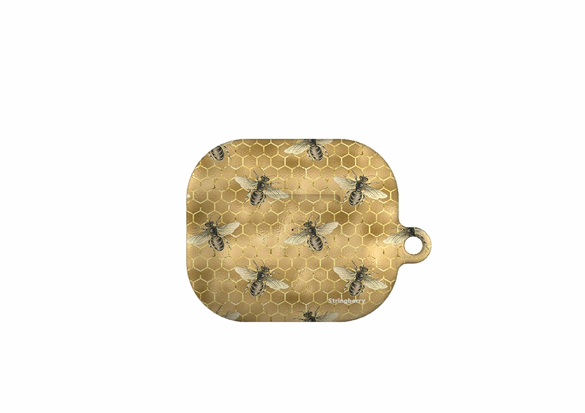 durable everyday protection lightweight dustproof shell Golden Bees Airpod Case Gen 4