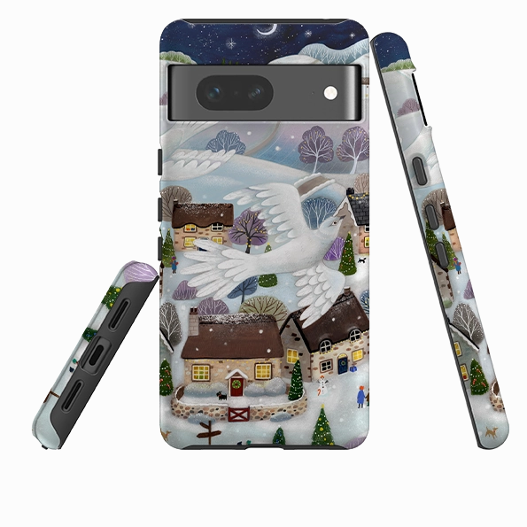 Casual Design Google Tough Case - Advent Doves By Bex Parkin