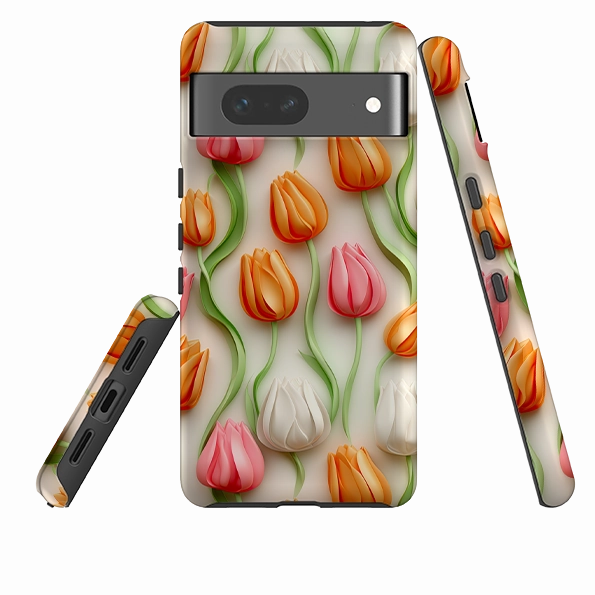 Google Tough  Case - Alkmaar Tulips Simple Style Matte Look
