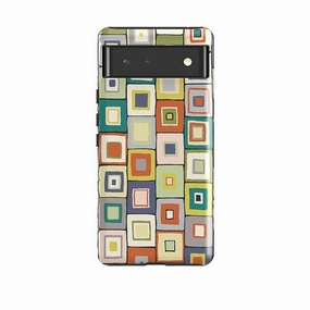 Google Tough Case -  Atelier Blanket Squares Urbane By Sarah Campbell Soft Surface