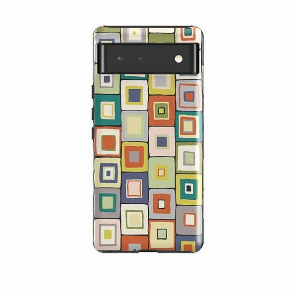 Google Tough Case -  Atelier Blanket Squares Urbane By Sarah Campbell Soft Surface