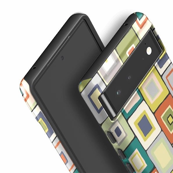 Google Tough Case -  Atelier Blanket Squares Urbane By Sarah Campbell Ergonomic Texture