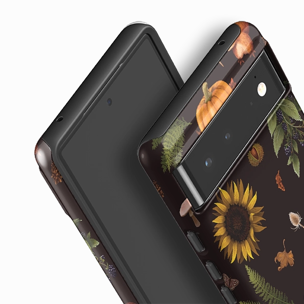 Polished Detail Edge Protective Structure Google Tough Case -  Autumn Pattern I By Anna Stead