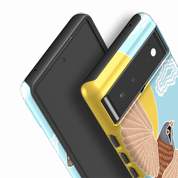 Google Tough Case -  Bearded Tits By Kate Heiss Polished Texture Finish