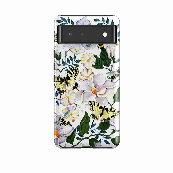 Smooth Surface Google Tough Case -  Bees And Magnolia By Bex Parkin