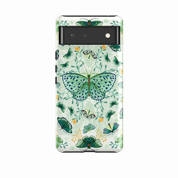 Google Tough Case -  Big Moth 1 By Katherine Quinn Sleek Surface Sleek Detail