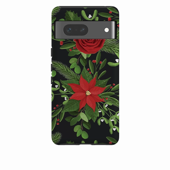 Classic Touch Google Tough Case - Black White Plaid By Abby Jacobs