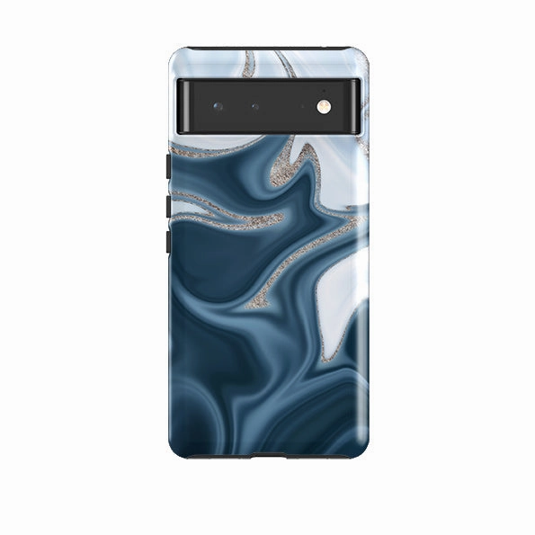 Soft touch layer Google Tough Case -  Blue Ice (case does not glitter)