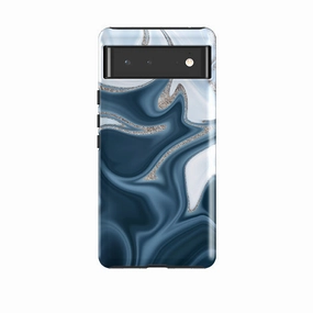 Soft touch layer Google Tough Case -  Blue Ice (case does not glitter)