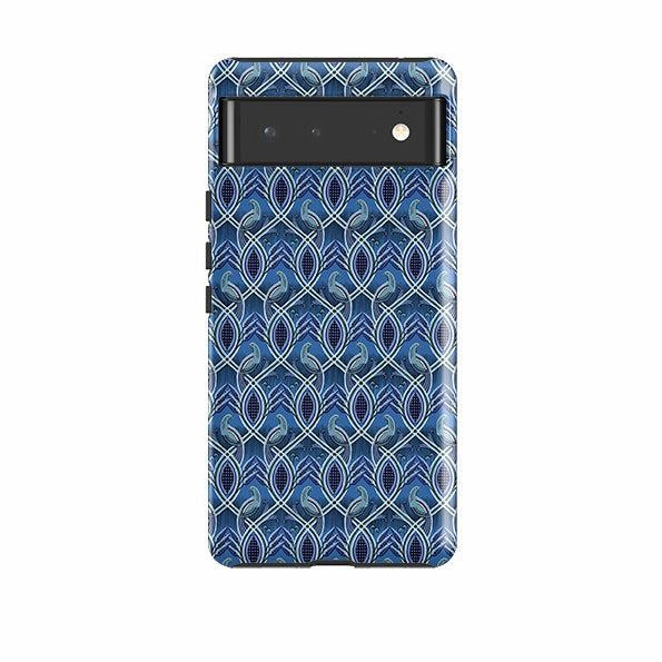 Protective Form Texture Google Tough Case -  Bluebirds By Cressida Bell