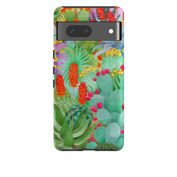 Unique Texture Google Tough Case -  Cactus By Bex Parkin