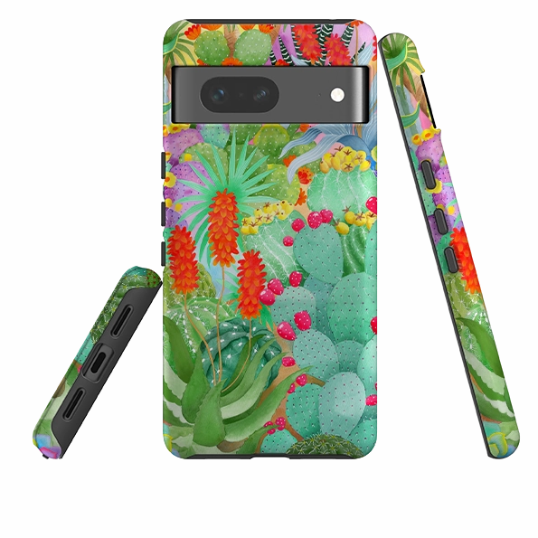 Compact Protection Google Tough Case -  Cactus By Bex Parkin