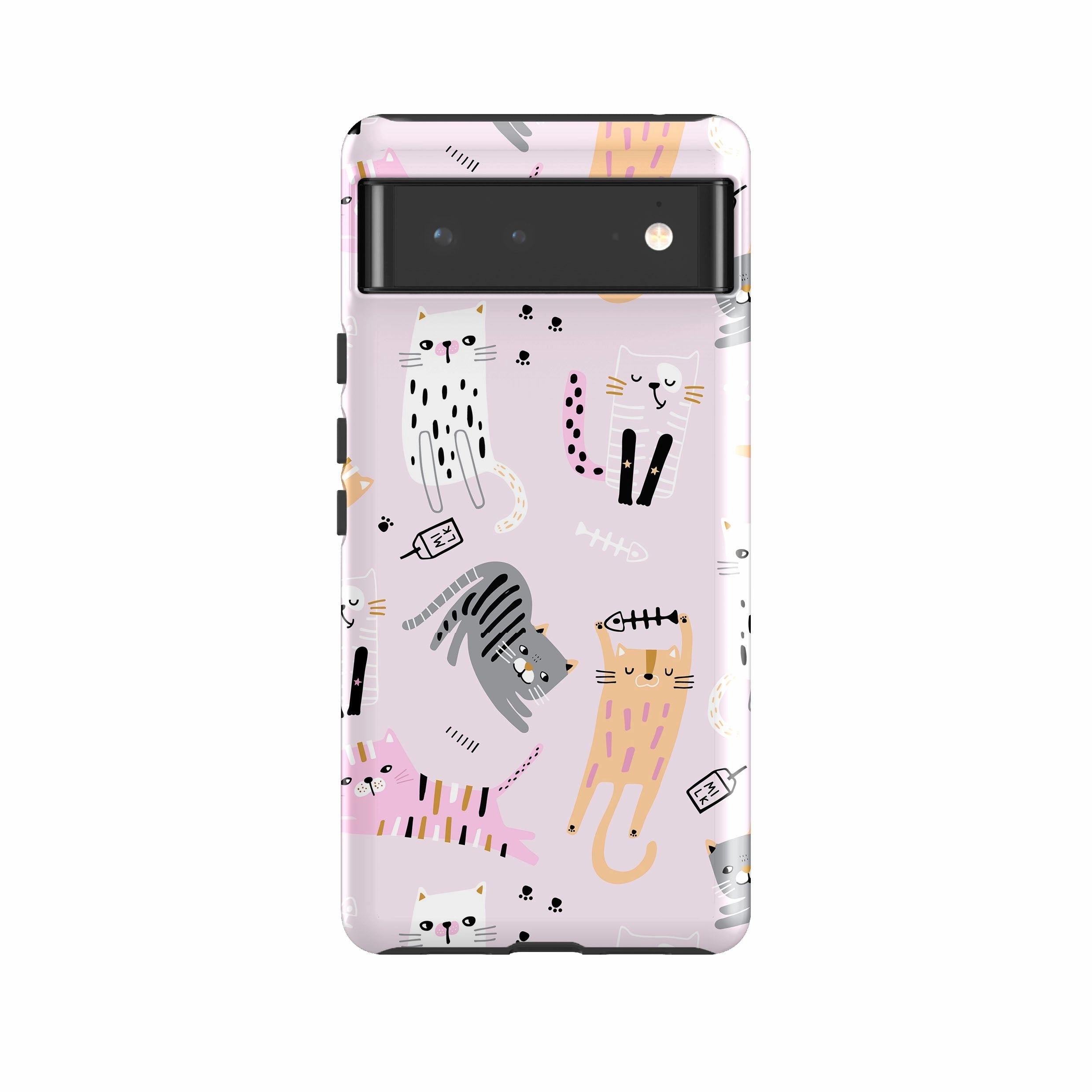 Stylish Look Google Tough Case -  Cat And Bone Pink