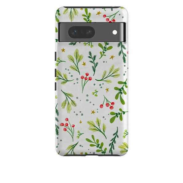 Anti glare Google Tough Case - Christmas Stars By Katherine Quinn