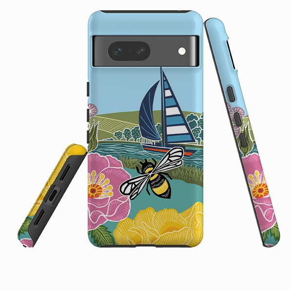 Fashion Touch Comfort Finish Google Tough  Case - Coastal Garden II By Kate Heiss
