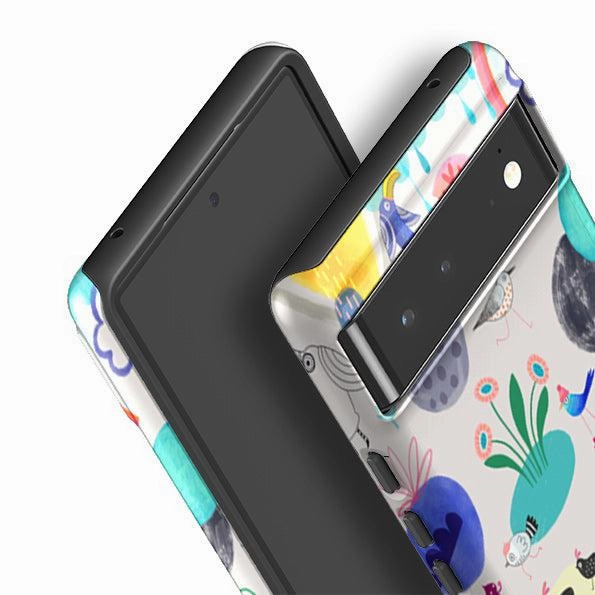 Glossy Look Google Tough Case -  Crazybird By Mia Underwood