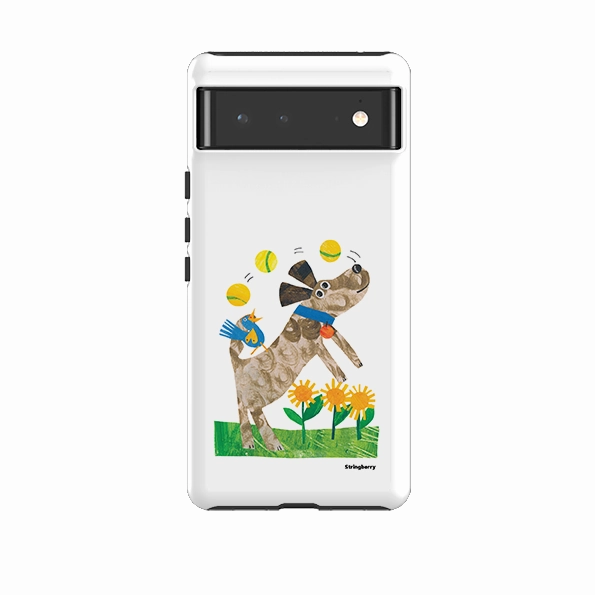 Stylish Layer Texture Google Tough Case -  Days Of Dogs V By Tracey English