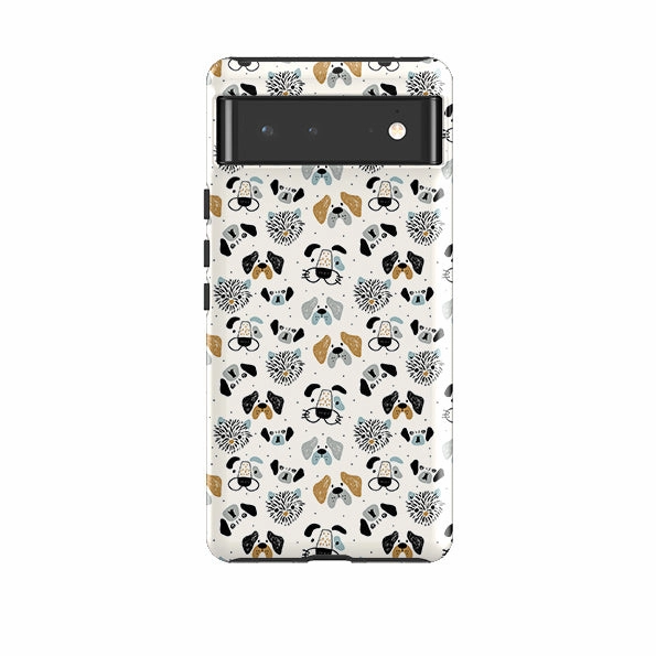 Grip Control Google Tough Case -  Dog Pattern Large