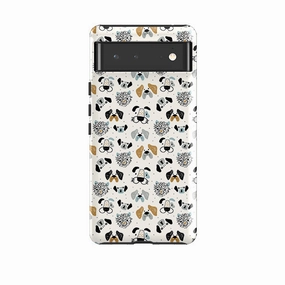 Grip Control Google Tough Case -  Dog Pattern Large