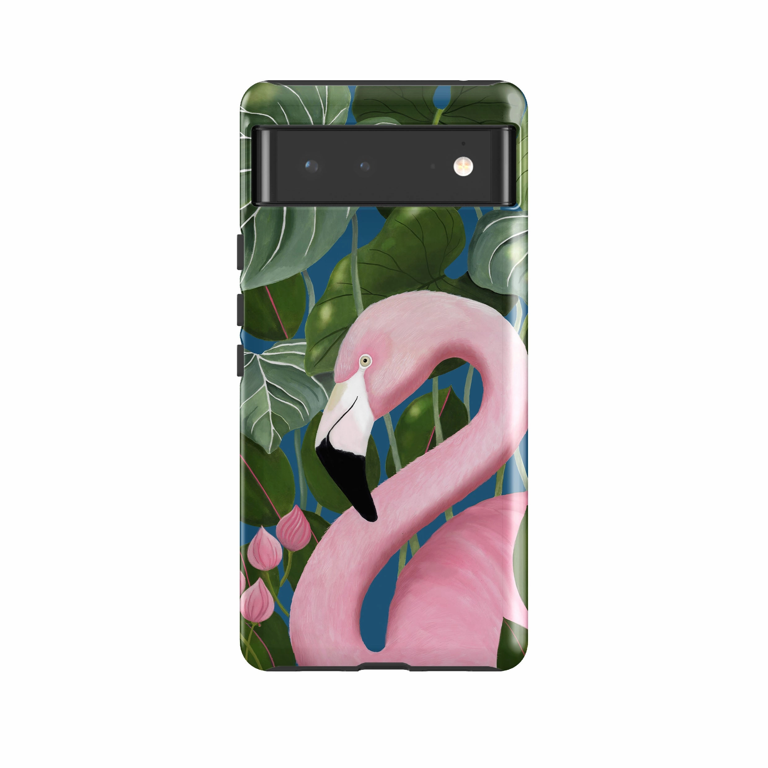 Drop Protection Google Tough Case -  Flamingo By Bex Parkin