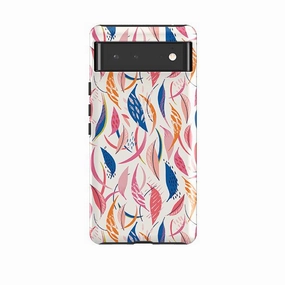 Google Tough Case -  Flamingo Feathers By Ali Brookes Premium Material
