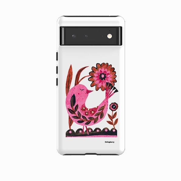 Google Tough Case -  Folk Floral Bird By Tracey English Elegant Touch