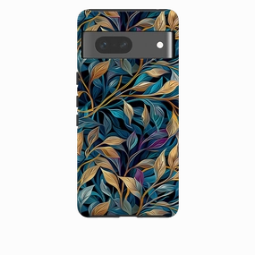 Google Tough Case - Golden Leaves Shock Resistant Build Glossy Look